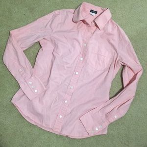 J.Crew women’s pink cotton button down, xs